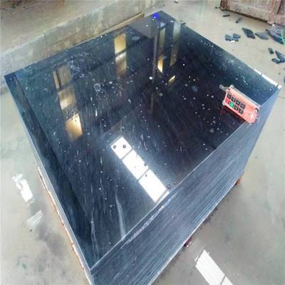 天然黑色大理石夜飄雪工廠 黑色系成品石材可定制規(guī)格